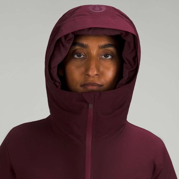 NWOT LULULEMON Sleet Street Long Jacket Cassis Women’s Size 2 - Picture 3 of 16